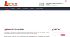 Desktop Screenshot of liberdade-contabil.com.br